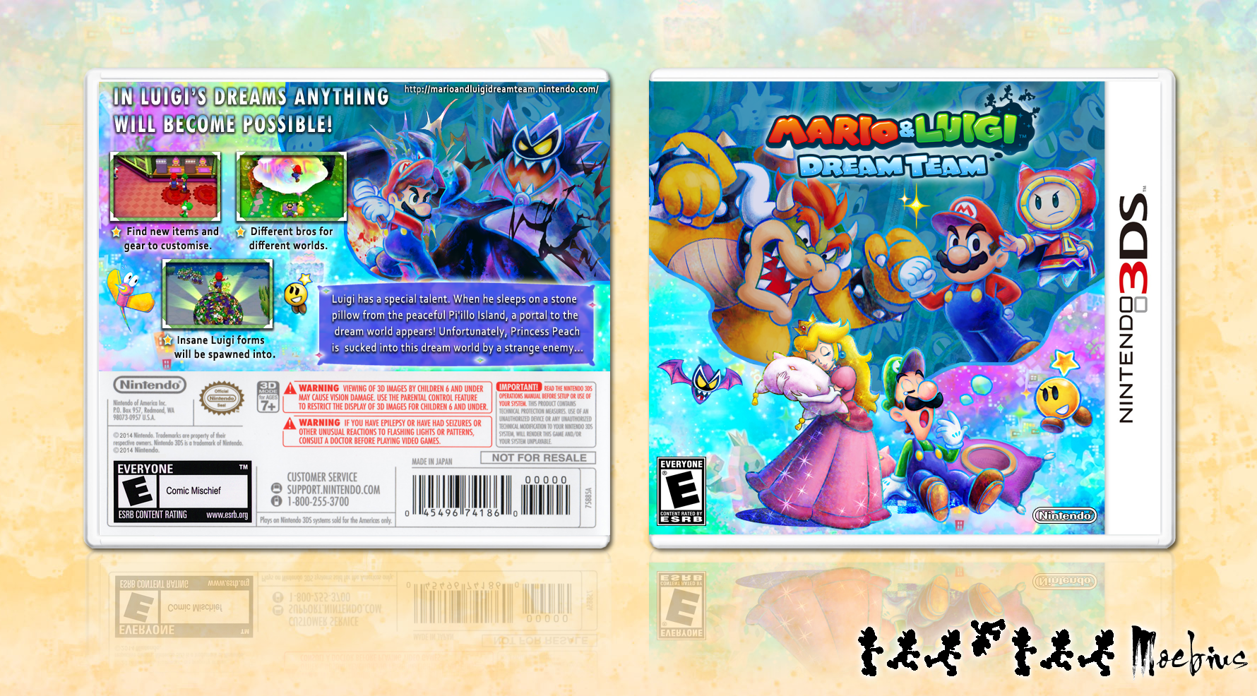 Mario & Luigi: Dream Team box cover