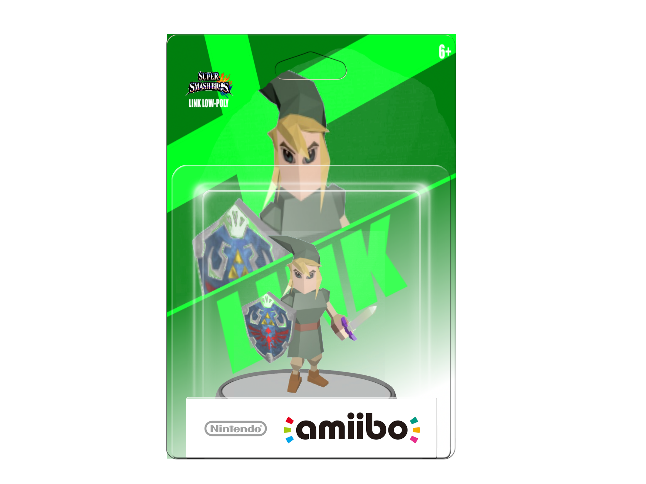 Low-Poly Link Amiibo! box cover