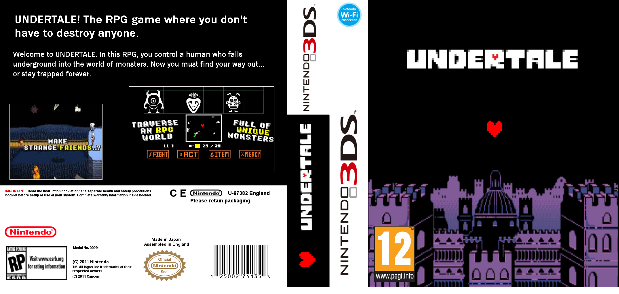 Undertale box cover