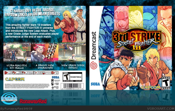 Street Fighter III: 3rd Strike box art cover