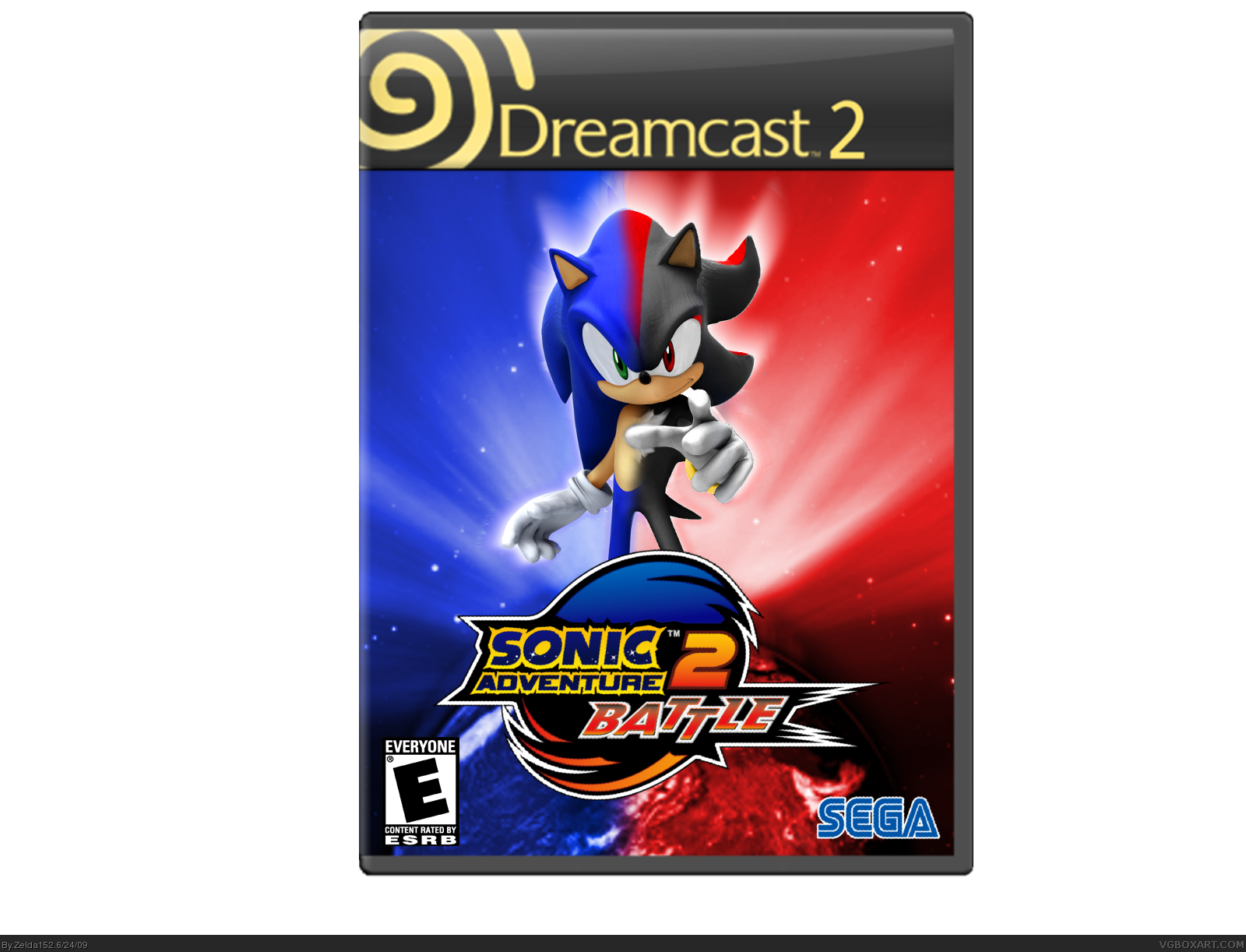 Dreamcast » Sonic Adventure 2 Box Cover