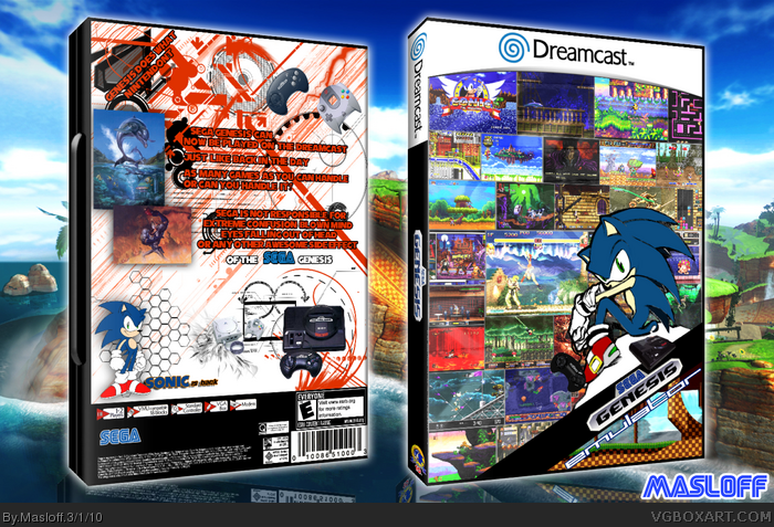 Sega Genesis Emulator box art cover