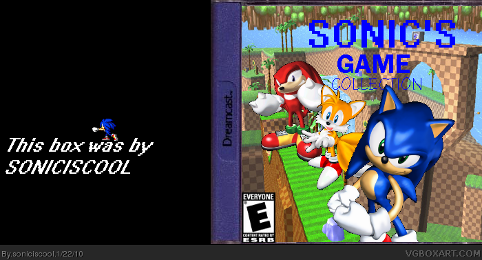 Sonic's Game Arcade box cover