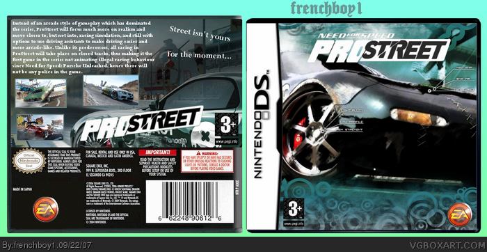 Need for Speed : ProStreet box art cover