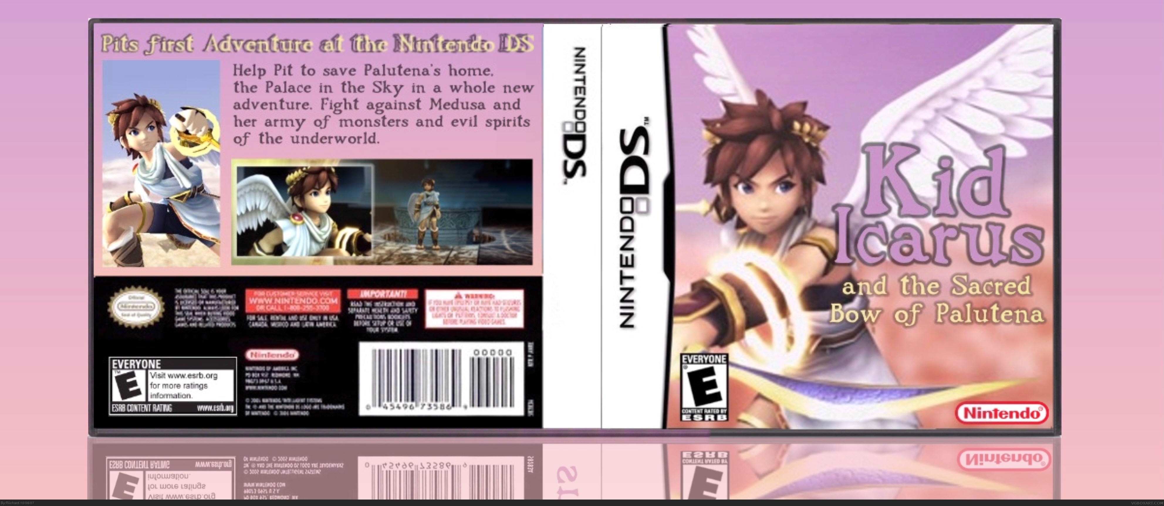 Kid Icarus DS box cover