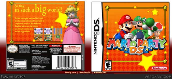 Mario Party DS box art cover