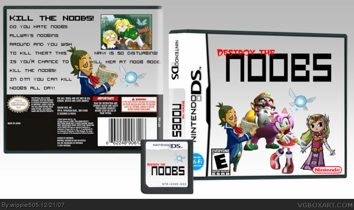 Destroy the NOOBS box art cover