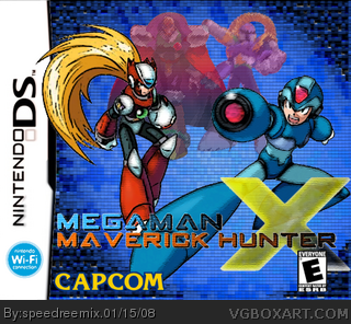 Megaman X1-CM box cover