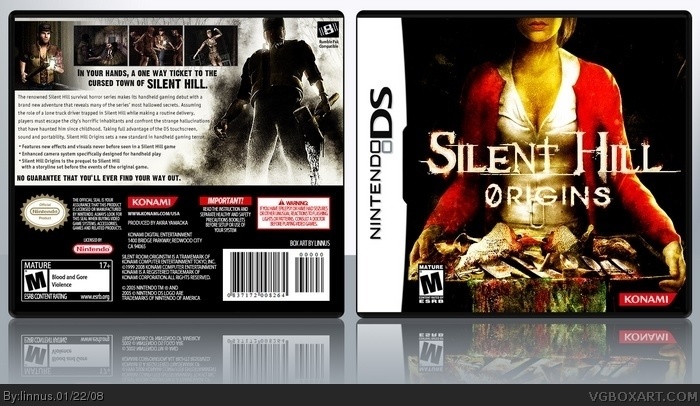 Silent Hill DS box art cover