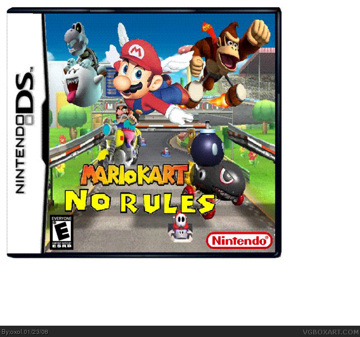 Mario Kart: No Rules box art cover