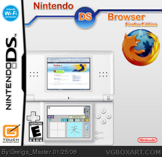 Nintendo DS Browser: Firefox Edition box cover