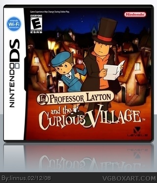 Professor Layton and the Curious Village box art cover