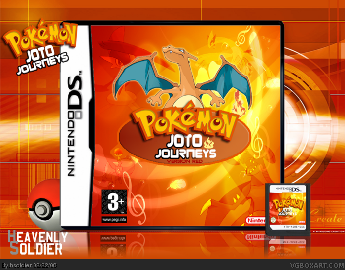 Pokemon: Joto Journeys  Version Red box art cover