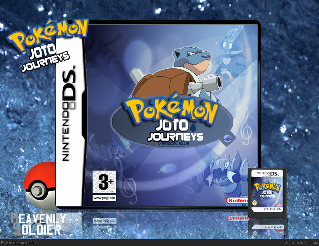 Pokemon: Joto Journeys  Version Blue box cover