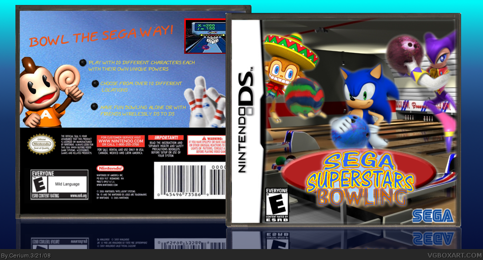 Sega Superstars Bowling box cover