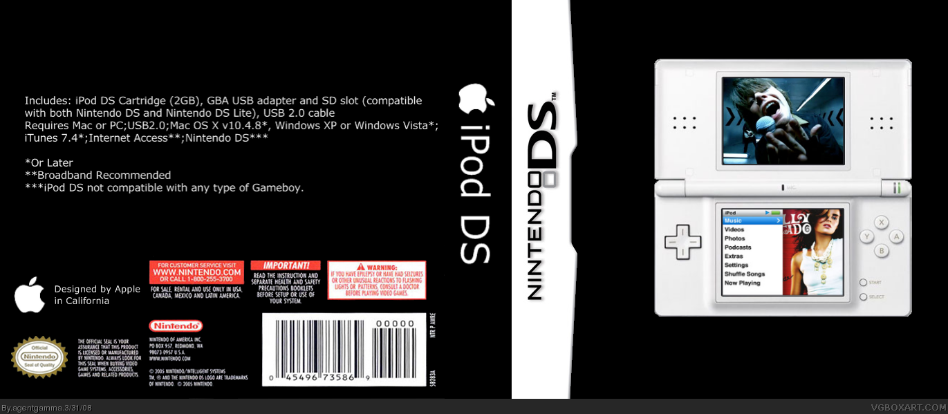 Ipod DS box cover