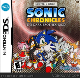 Sonic Fusion Nintendo DS Box Art Cover by ncocs