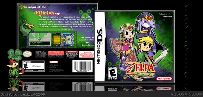 Zelda: The Minish Cap box art cover