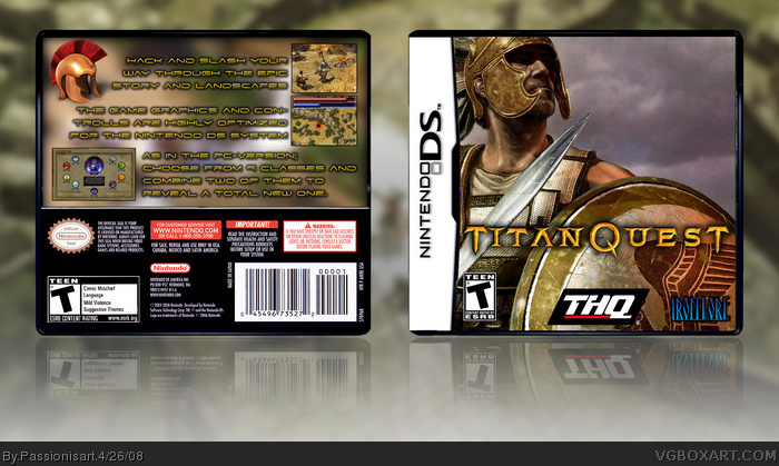 Titan Quest box art cover