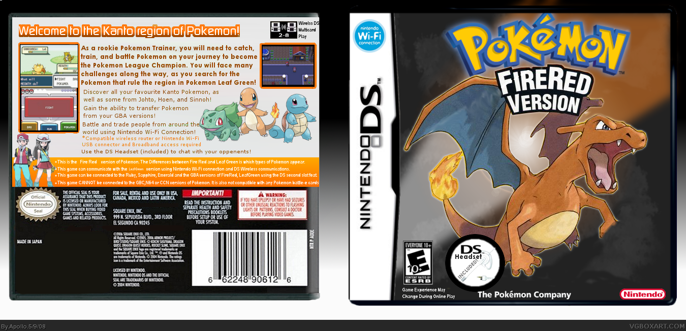 pokemon fire red for 3ds