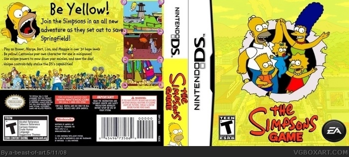 the simpsons ds