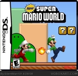 NEW Super Mario Bros. box cover