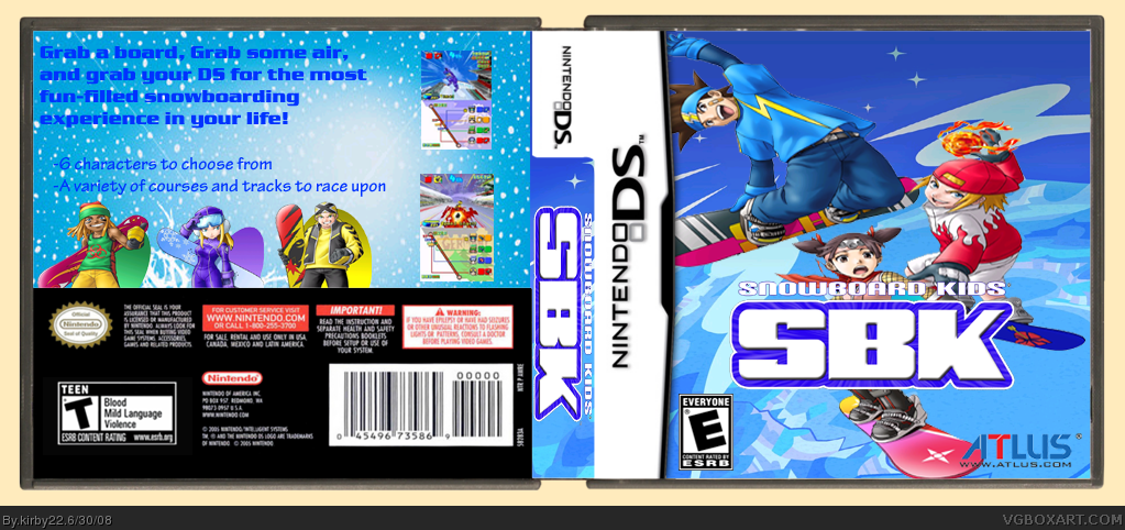 SBK: Snowboard Kids box cover