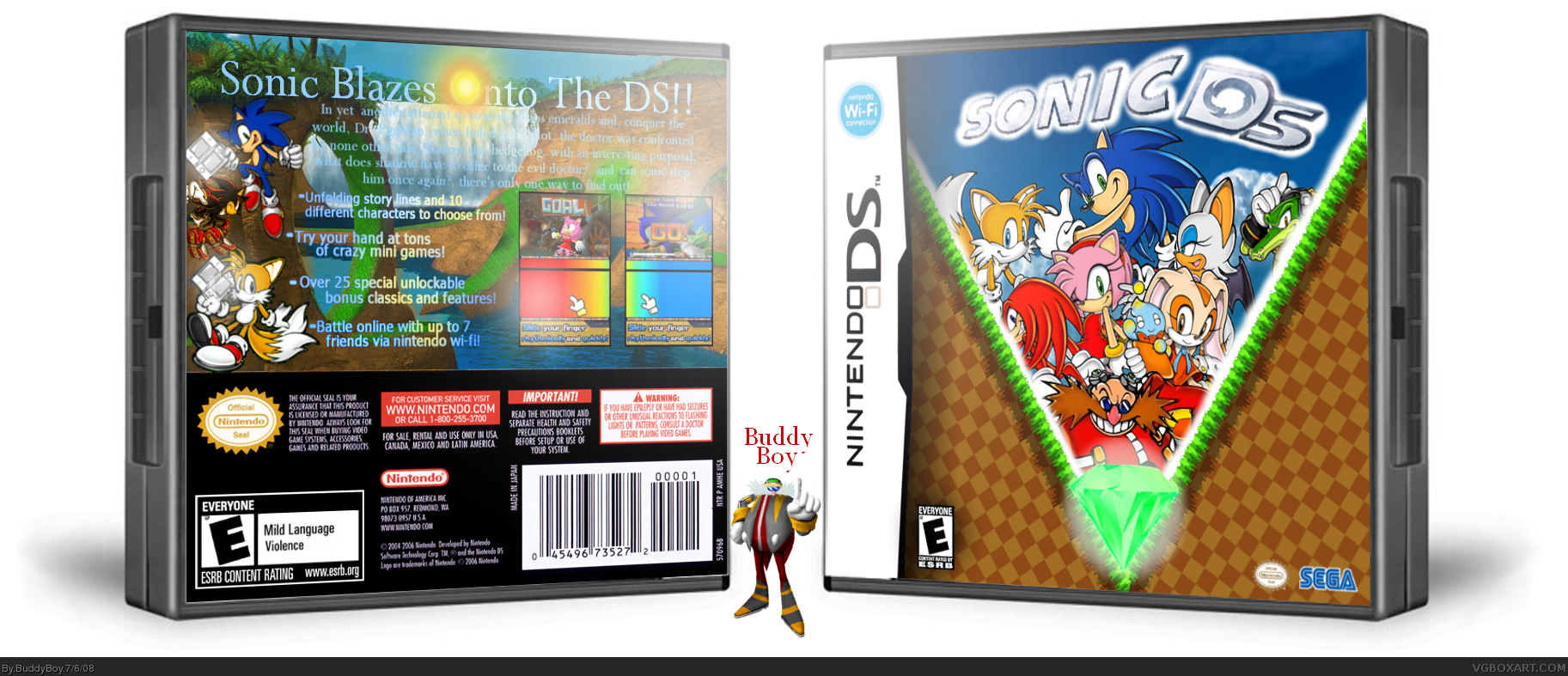 Sonic DS box cover