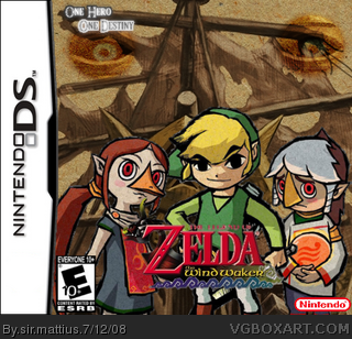 The Legend of Zelda: The Windwaker box cover