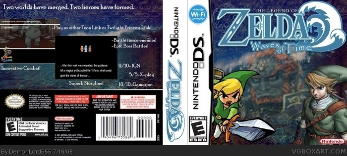 The Legend of Zelda: Waves of Time box art cover