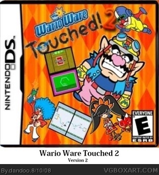Nintendo DS » Wario Ware Touched 2 Box Cover