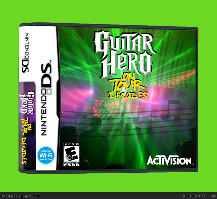 Nintendo DS » Guitar Hero On Tour Decades Box Cover