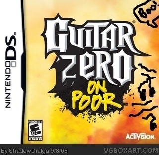 Guitar Hero: On Poor box art cover