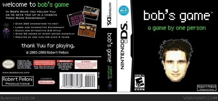 Bob's Game: A Game By One Person box art cover