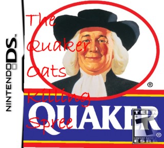 The quaker oats killing spree box cover