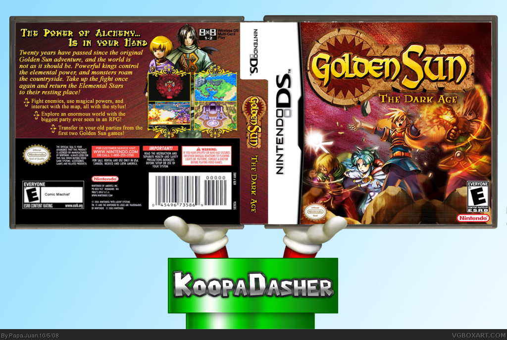 Golden Sun: The Dark Age box cover