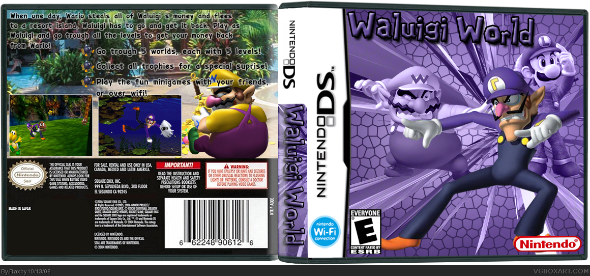 Waluigi World box cover