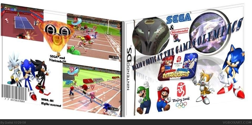 Mario & Sonic at the Olympics Games box cover