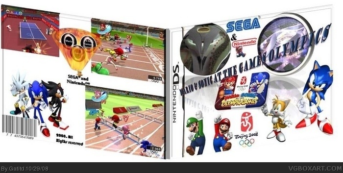 Mario & Sonic at the Olympics Games box art cover