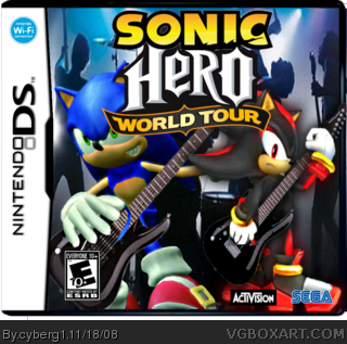 Guitar Hero World Tour Sonic Eddition box art cover