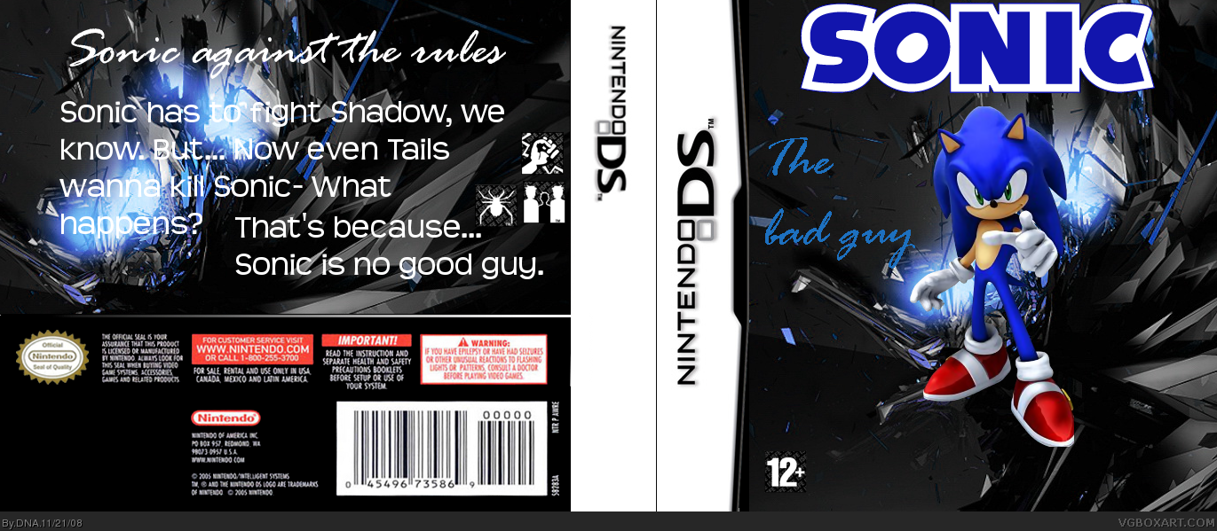 Sonic: The Bad Guy box cover
