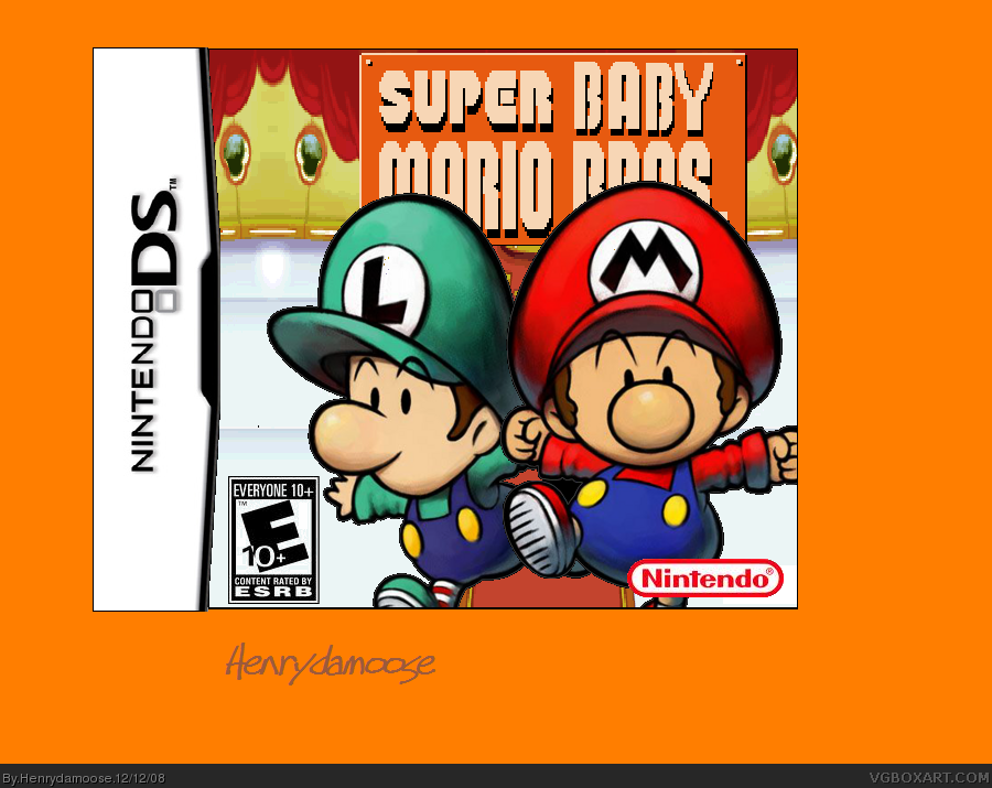 Super Baby Mario Bros. box cover