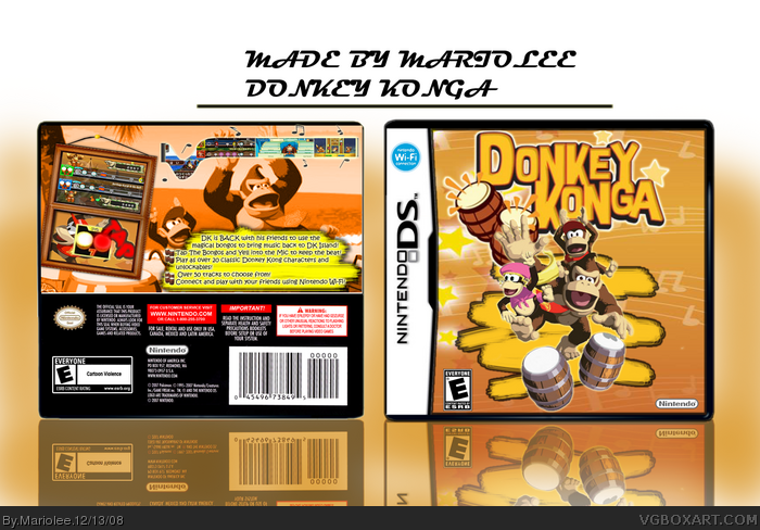 Donkey Konga box art cover