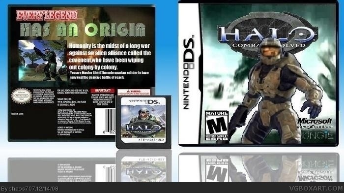 Halo Combat Evolved DS box cover