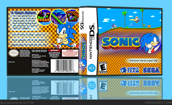 Sonic box art cover