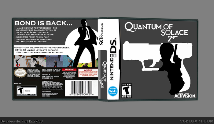 007: Quantam of Solace box art cover