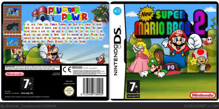 mario brothers ds game template