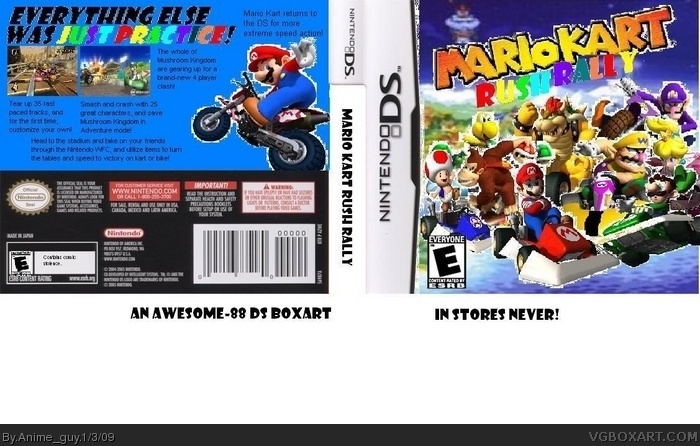 Mario Kart Rush Rally box art cover