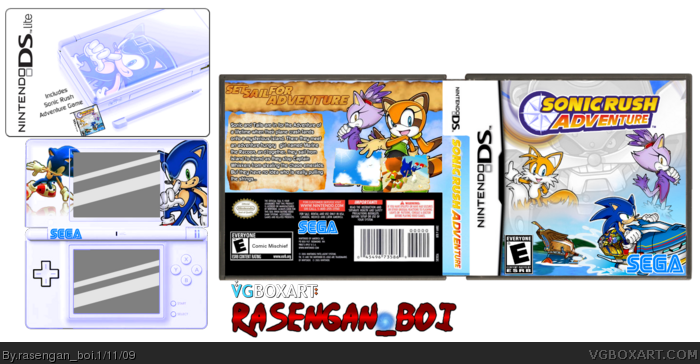 Sonic Rush Adventure box art cover