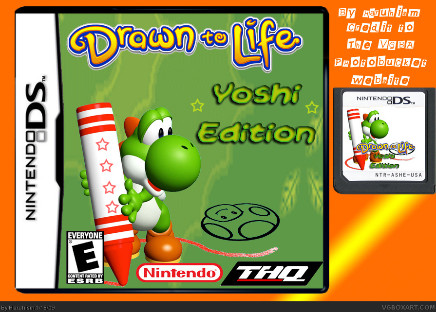 Drawn to life Yoshi Edition box cover